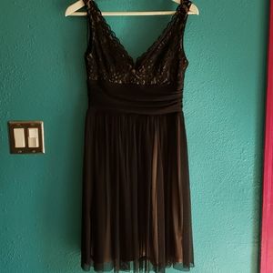 Petite Black cocktail dress